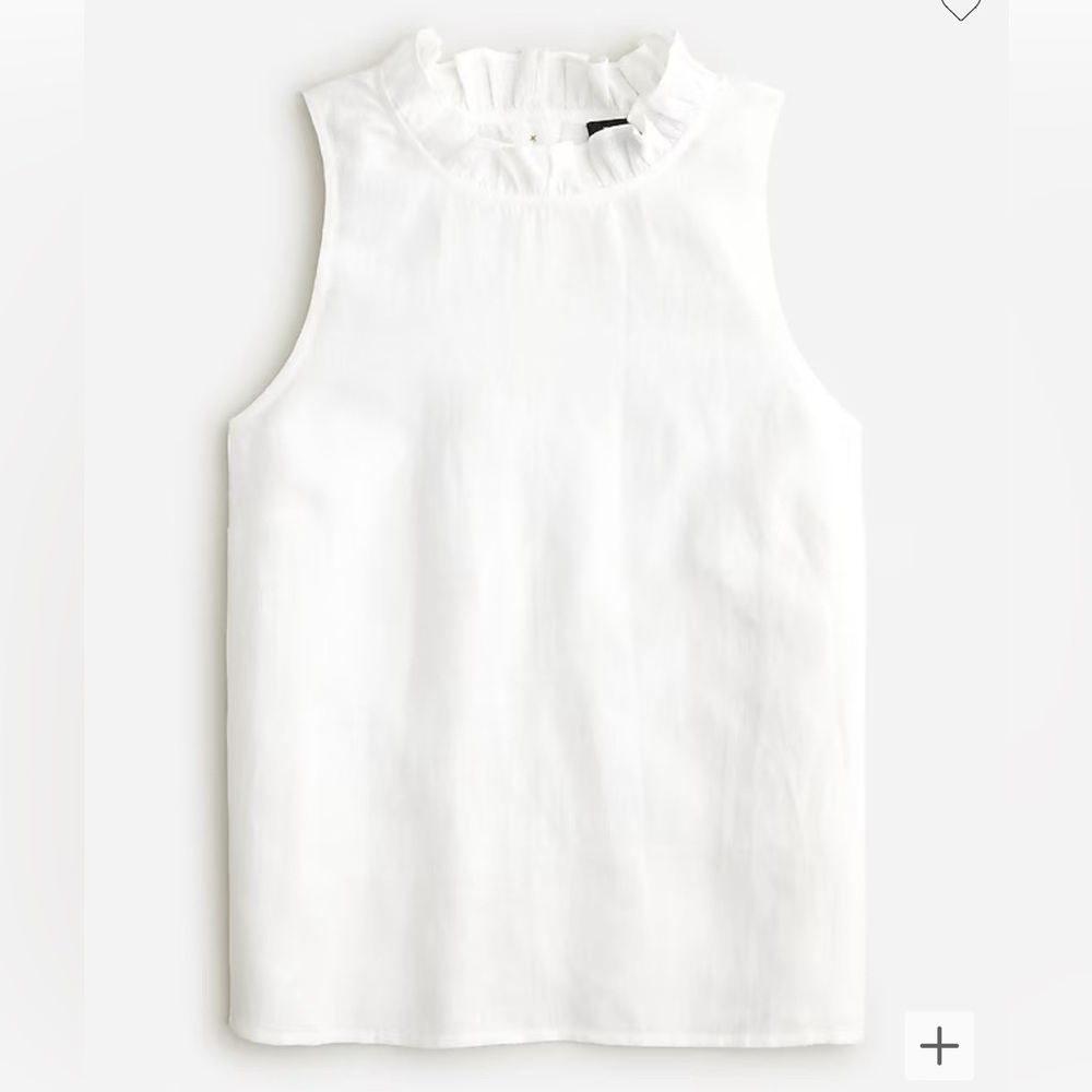 NWT J. Crew Fleur top in linen